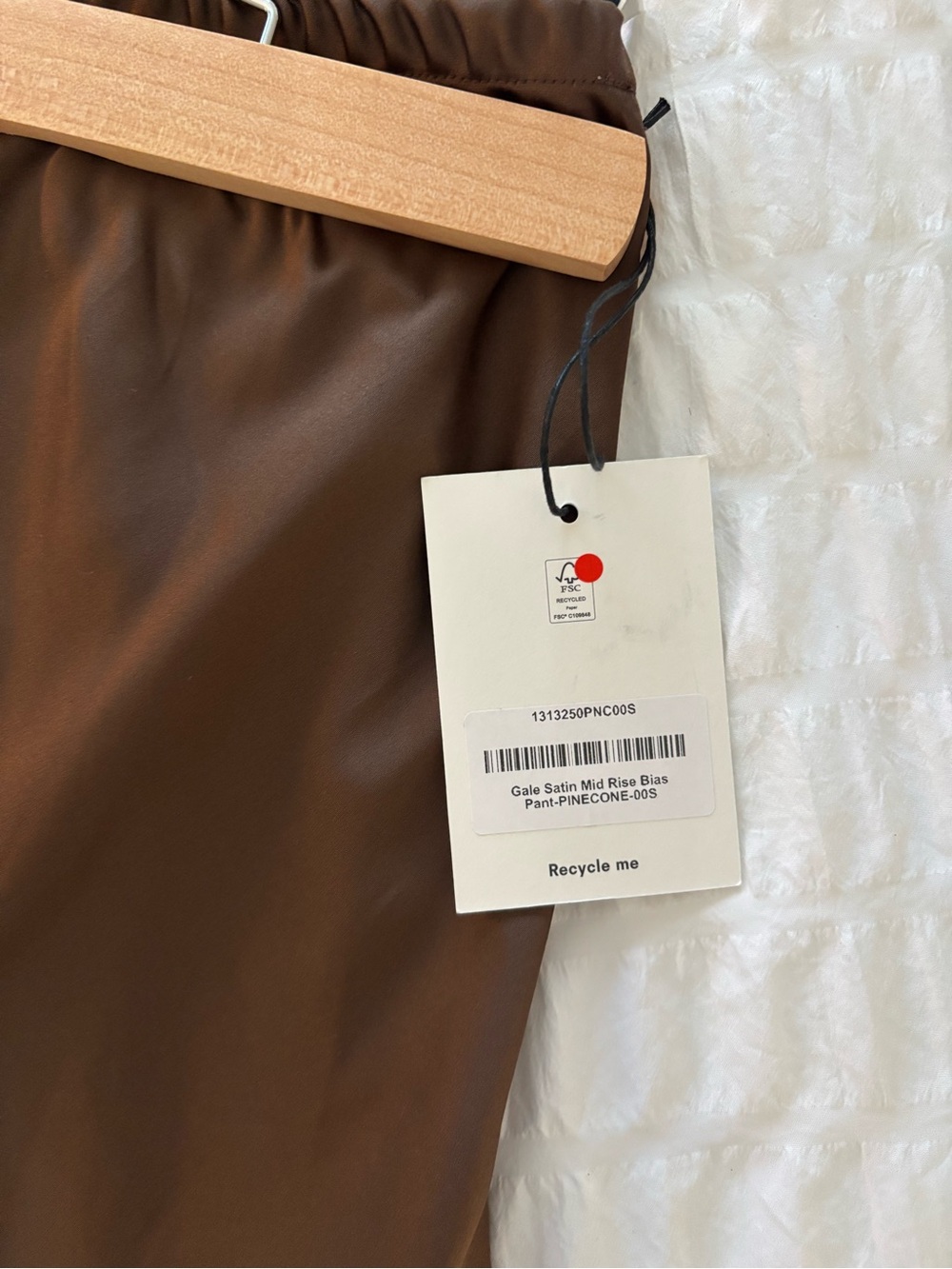 NWT Reformation Satin gale pants - Picture 3 of 5
